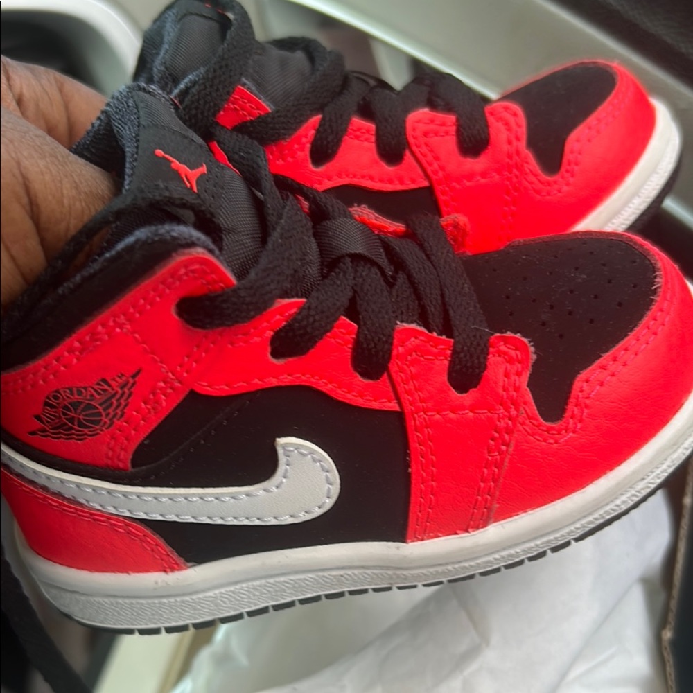 Jordan Red and Black Sneakers Iconic Design